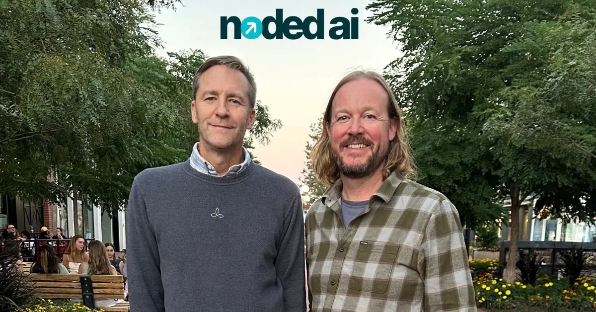 Steve Wood and Chris Port, founders of Noded AI